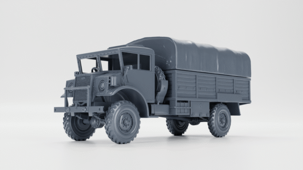 WW2 CANADA CMP C60L HEAVY TRUCK  (4x4, 3-ton) 3D PRINTED, MANY SCALES AVAILABLE