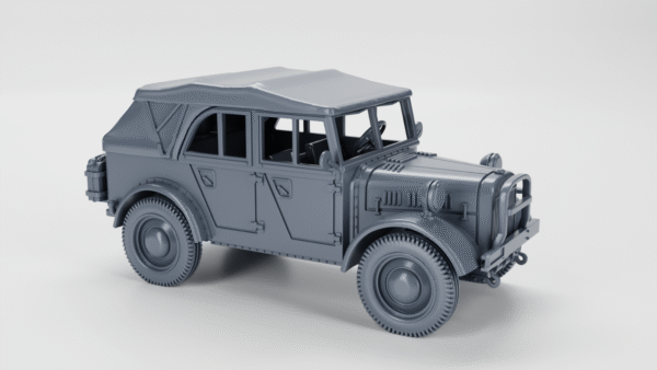 WW2 GERMAN LEICHTER EINHEITS – PKW.KFZ.1, 3D PRINTED, MANY SCALES AVAILABLE