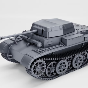WW2 GERMAN PANZER II AUSF.H VK903, 3D PRINTED, MANY SCALES AVAILABLE