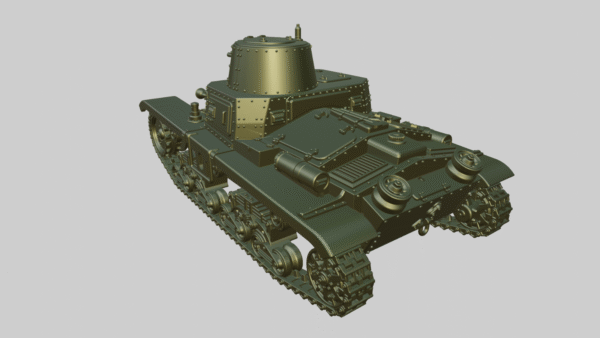 WW2 ITALY CARRO ARMATO M11/39, 3D PRINTED, MANY SCALES AVAILABLE - Image 3