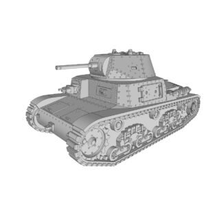 WW2 ITALY CARRO ARMATO M13/40, 3D PRINTED, MANY SCALES AVAILABLE