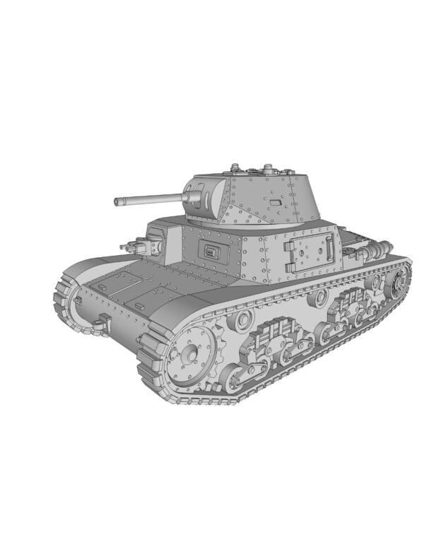 WW2 ITALY CARRO ARMATO M13/40, 3D PRINTED, MANY SCALES AVAILABLE