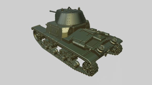 WW2 ITALY CARRO ARMATO M14/41 , 3D PRINTED, MANY SCALES AVAILABLE - Image 3