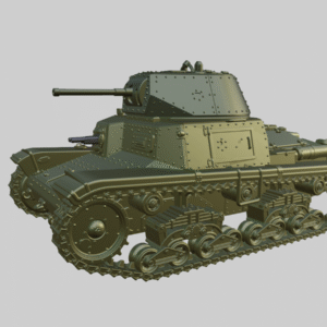 WW2 ITALY CARRO ARMATO M14/41 , 3D PRINTED, MANY SCALES AVAILABLE