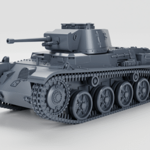 WW2 SWEDEN STRIDSVAGN  L-60 M/38 (L-60A, S-I) 3D PRINTED, MANY SCALES AVAILABLE