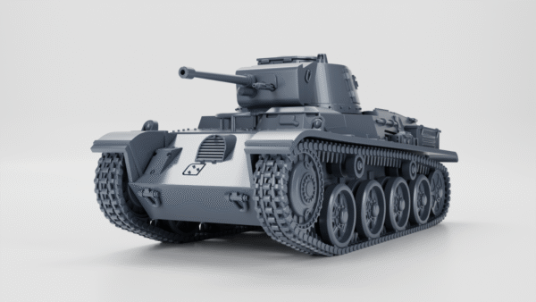 WW2 SWEDEN STRIDSVAGN  L-60 M/38 (L-60A, S-I) 3D PRINTED, MANY SCALES AVAILABLE - Image 6