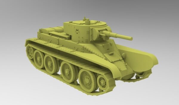 WW2 USSR LIGHT TANK BT-5, 3D PRINTED, MANY SCALES AVAILABLE
