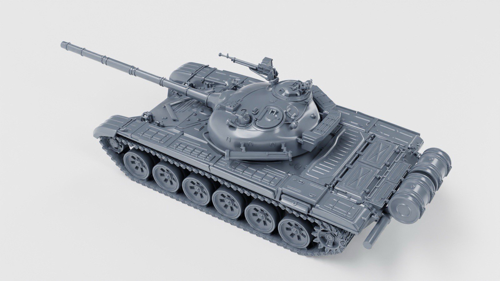WW2 USSR T-72M Tank, 3D PRINTED, MANY SCALES AVAILABLE - Image 4