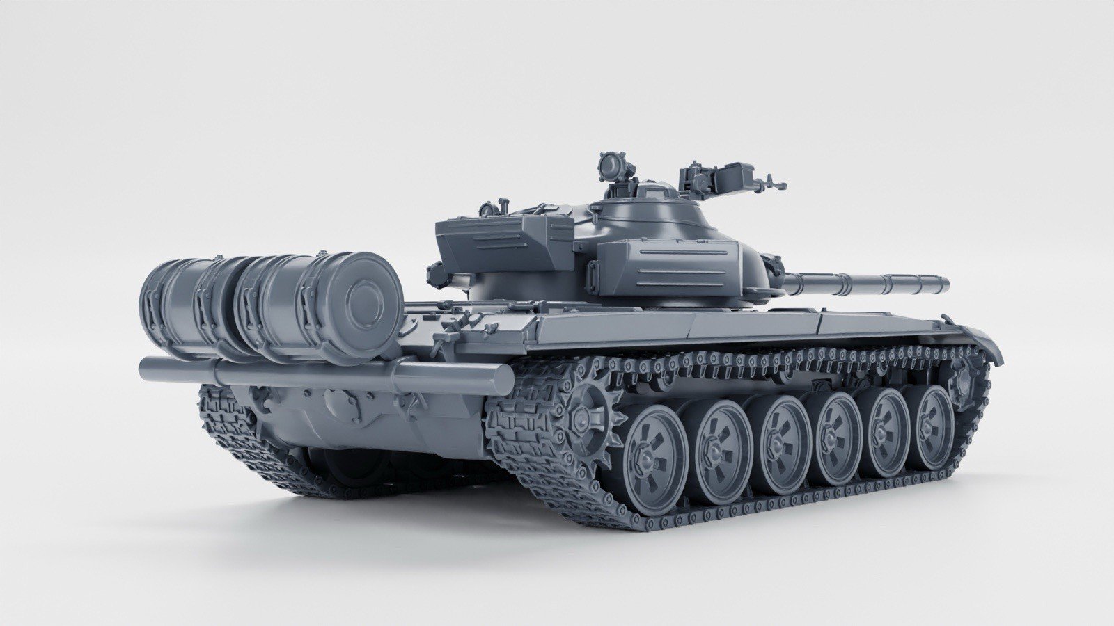 WW2 USSR T-72M Tank, 3D PRINTED, MANY SCALES AVAILABLE - Image 5