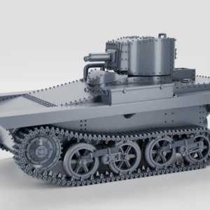 WW2 VICKERS CARDEN-LOYD M1931 AMPHIBIOUS TANK ,3D PRINTED, MANY SCALES AVAILABLE