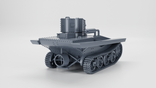 WW2 VICKERS CARDEN-LOYD M1931 AMPHIBIOUS TANK ,3D PRINTED, MANY SCALES AVAILABLE - Image 5