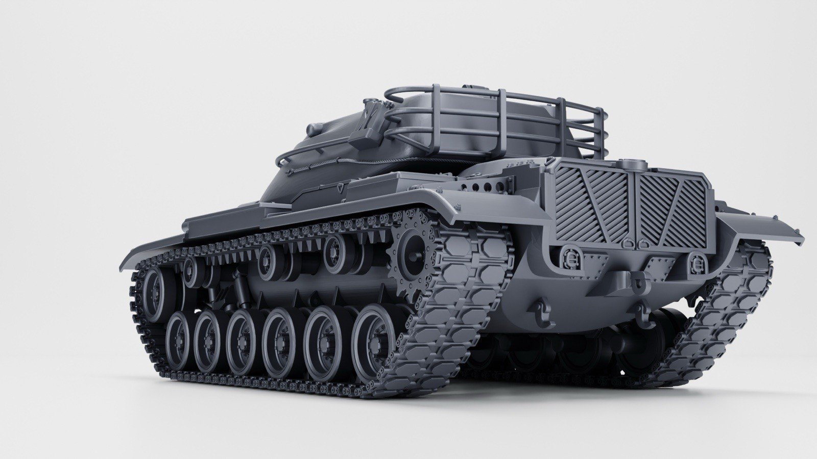 COLD WAR USA-M60A3 PATTON, 3D PRINTED, MANY SCALES AVAILABLE - Image 3