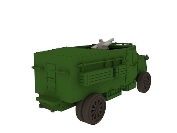 WW1 UK PIERCE-ARROW ARMOURED CAR, 3D PRINTED, MANY SCALES AVAILABLE - Image 3
