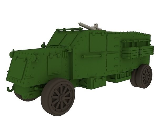 WW1 UK PIERCE-ARROW ARMOURED CAR, 3D PRINTED, MANY SCALES AVAILABLE