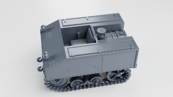 WW2 BELGIUM VCL UTILITY TRACTOR TYPE B INFANTRY 3D PRINTED,MANY SCALES AVAILABLE - Image 3