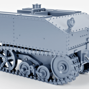 WW2 BELGIUM VCL UTILITY TRACTOR TYPE B INFANTRY 3D PRINTED,MANY SCALES AVAILABLE