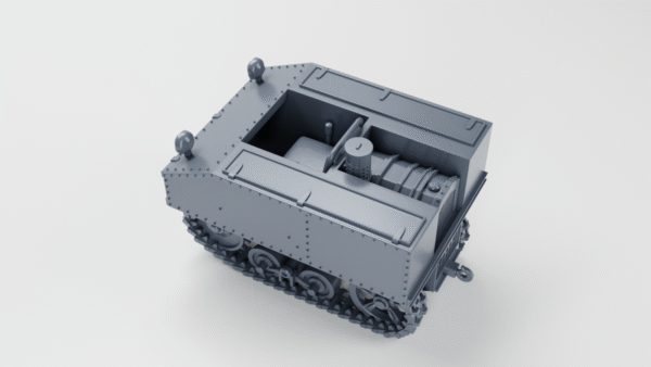 WW2 BELGIUM VCL UTILITY TRACTOR TYPE B INFANTRY 3D PRINTED,MANY SCALES AVAILABLE - Image 5