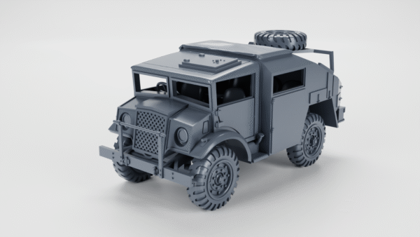 WW2 CANADA CHEVROLET CGT ARTILLERY TRACTOR, 3D PRINTED, MANY SCALES AVAILABLE