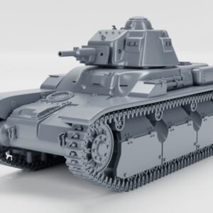 WW2 FRENCH LIGHT TANK RENAULT R40, 3D PRINTED, MANY SCALES AVAILABLE