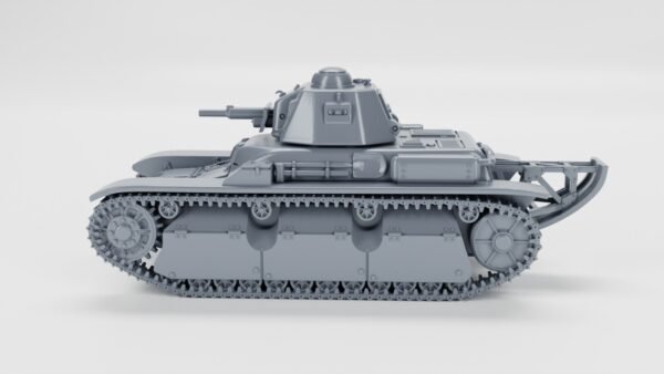 WW2 FRENCH LIGHT TANK RENAULT R40, 3D PRINTED, MANY SCALES AVAILABLE - Image 5