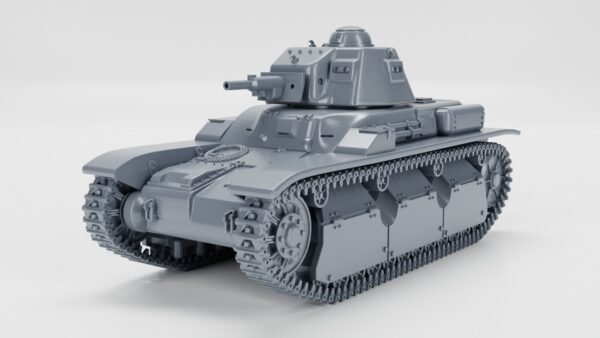 WW2 FRENCH LIGHT TANK RENAULT R40, 3D PRINTED, MANY SCALES AVAILABLE