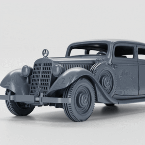 WW2 GERMAN MERCEDES-BENZ W142 SALOON (Type 3),3D PRINTED, MANY SCALES AVAILABLE