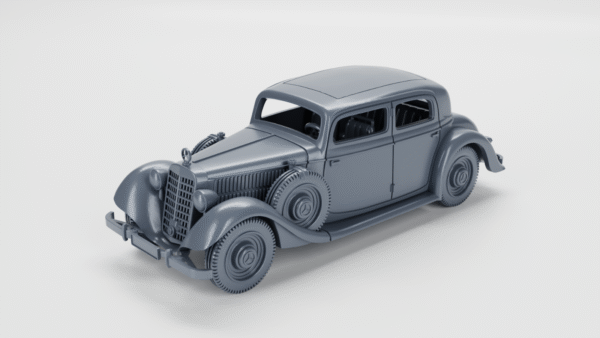 WW2 GERMAN MERCEDES-BENZ W142 SALOON (Type 3),3D PRINTED, MANY SCALES AVAILABLE - Image 5