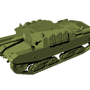 WW2 ITALY SEMOVENTE M43 DA 105/25, 3D PRINTED, MANY SCALES AVAILABLE