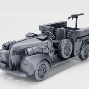 WW2 USA-FORD 01 V8 PICK-UP, 15-CWT LRDG (4x2) 3D PRINTED, MANY SCALES AVAILABLE