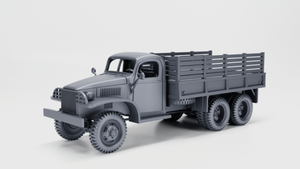 WW2 USA GMC 353, 3D PRINTED, MANY SCALES AVAILABLE