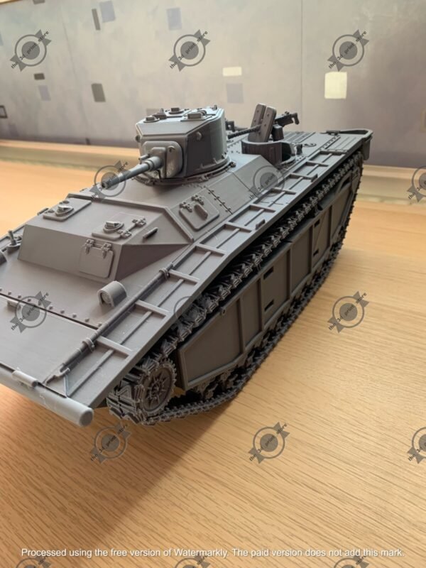WW2 USA-LVT(A)-1 AMTRACK, 3D PRINTED, MANY SCALES AVAILABLE - Image 5