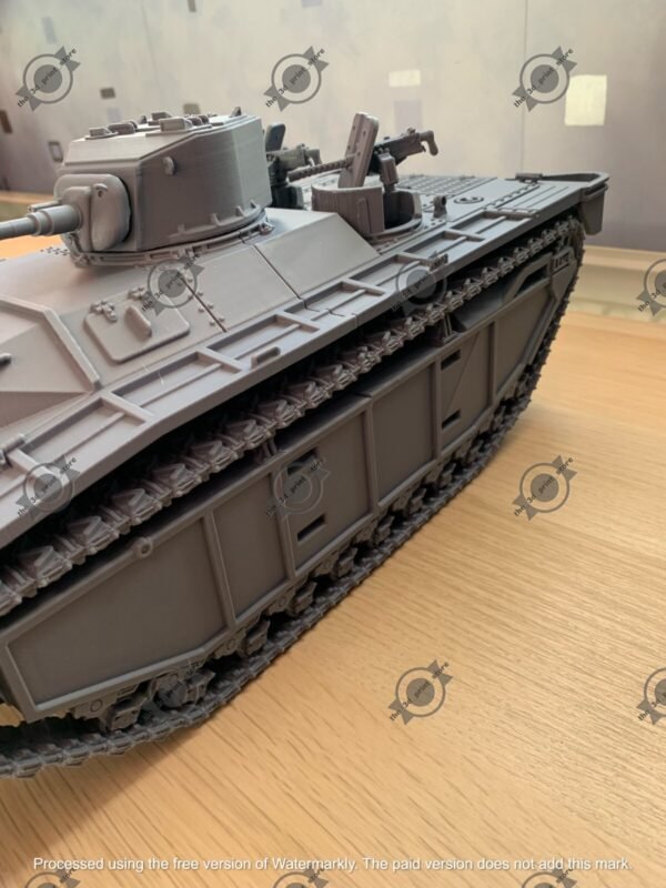 WW2 USA-LVT(A)-1 AMTRACK, 3D PRINTED, MANY SCALES AVAILABLE - Image 6