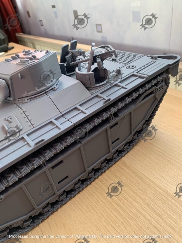 WW2 USA-LVT(A)-1 AMTRACK, 3D PRINTED, MANY SCALES AVAILABLE - Image 7