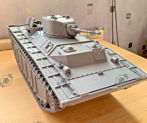 WW2 USA-LVT(A)-1 AMTRACK, 3D PRINTED, MANY SCALES AVAILABLE