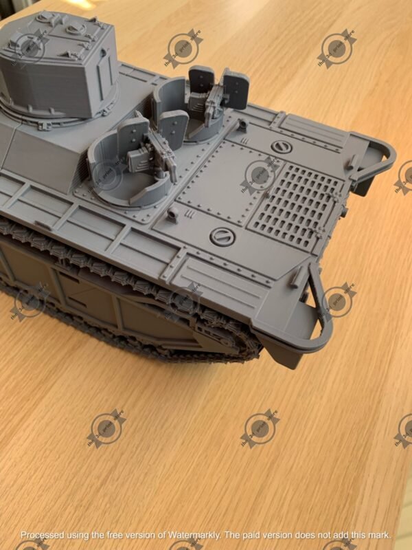 WW2 USA-LVT(A)-1 AMTRACK, 3D PRINTED, MANY SCALES AVAILABLE - Image 8