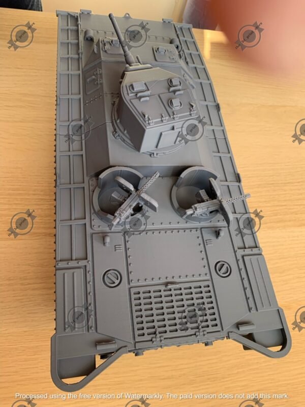 WW2 USA-LVT(A)-1 AMTRACK, 3D PRINTED, MANY SCALES AVAILABLE - Image 9