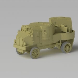 WW1 RUSSIA EMPIRE GARFORD PUTILOV ARMOURED CAR,3D PRINTED, MANY SCALES AVAILABLE