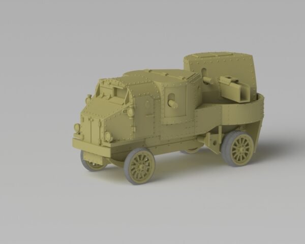 WW1 RUSSIA EMPIRE GARFORD PUTILOV ARMOURED CAR,3D PRINTED, MANY SCALES AVAILABLE
