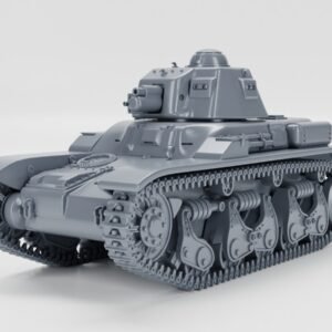 WW2 FRENCH LIGHT TANK RENAULT R35, 3D PRINTED, MANY SCALES AVAILABLE