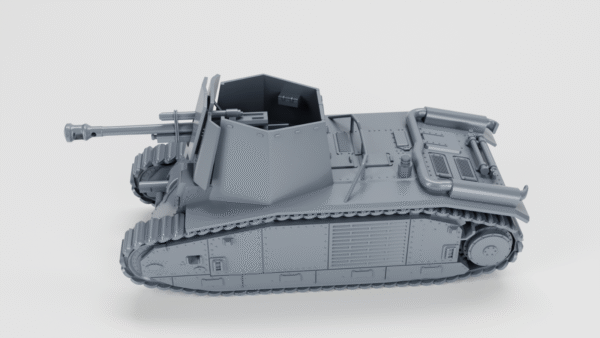 WW2 GERMAN LEFH 18/3 AUF GESCHUTZWAGEN B2, 3D PRINTED, MANY SCALES AVAILABLE - Image 4