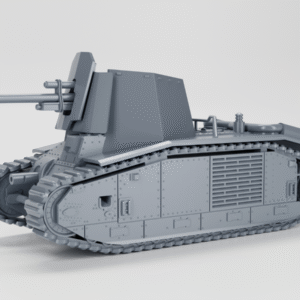WW2 GERMAN LEFH 18/3 AUF GESCHUTZWAGEN B2, 3D PRINTED, MANY SCALES AVAILABLE