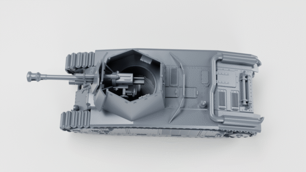 WW2 GERMAN LEFH 18/3 AUF GESCHUTZWAGEN B2, 3D PRINTED, MANY SCALES AVAILABLE - Image 6