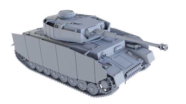 WW2 GERMAN PANZER IV AUSF H,3D PRINTED, MANY SCALES AVAILABLE