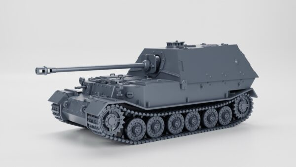 WW2 GERMAN PANZERJAGER TIGER (P) L/71 ELEFANT, 3D PRINTED, MANY SCALES AVAILABLE - Image 3