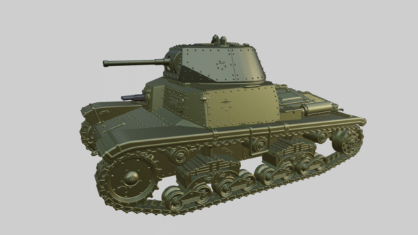 WW2 ITALY CARRO ARMATO M15/42, 3D PRINTED, MANY SCALES AVAILABLE
