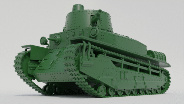 WW2 JAPAN MEDIUM TANK TYPE 89A I-Go, 3D PRINTED, MANY SCALES AVAILABLE - Image 3