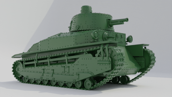 WW2 JAPAN MEDIUM TANK TYPE 89A I-Go, 3D PRINTED, MANY SCALES AVAILABLE - Image 4