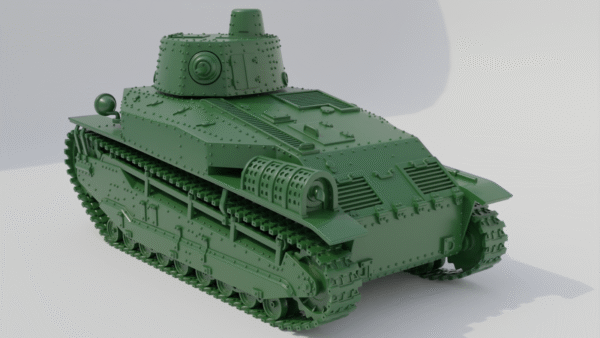 WW2 JAPAN MEDIUM TANK TYPE 89A I-Go, 3D PRINTED, MANY SCALES AVAILABLE