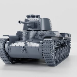 WW2 JAPAN TYPE 97 CHI-HA KAI, 3D PRINTED, MANY SCALES AVAILABLE