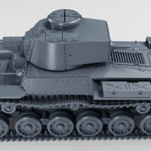 WW2 JAPAN TYPE 97.-KAI SHINHOTO CHI-HA, 3D PRINTED, MANY SCALES AVAILABLE
